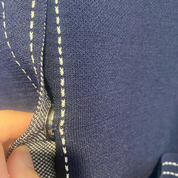 Parkhurst Contrast Stitching Cardigan Size Medium - Picture 5 of 8